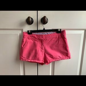 J. CREW Pink Chino Shorts